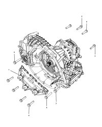 4666013AA-Collar construction oil pan to transmission
