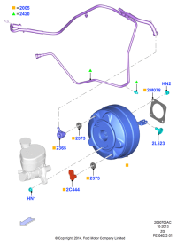 FR3Z2005C-Booster assy-brake