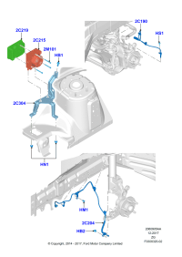 FR3Z2C190B-R/r/lh/s/m assy-brake