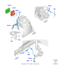 JR3Z2C204A-Rh/fr/s/sensor assy-brake a. B .s