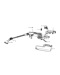 1RN30DX9AD-Shroud-steering column upr