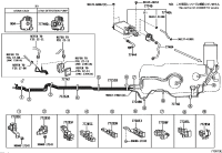 2384238010-CLAMP, FUEL TUBE, NO.2