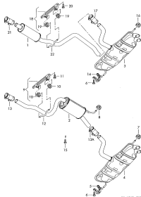 1TD253609-Muffler assy-rr
