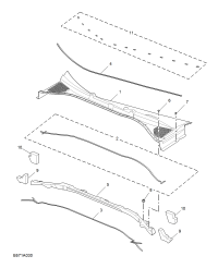 10189936-Panel, a/c grille