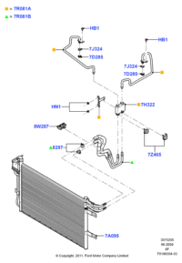 AA5Z7R081E-TRANSMISSION OIL COOLER TUBE ASSEMBLY