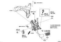 551720R020-Base, brake pedal bracket