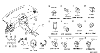 255504AF0A-SWITCH ASSY-S/WHEEL REMOCON