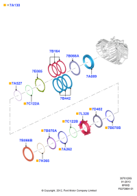 FG9P7G033AA-Strut mounting