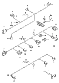 L1K5971104-Harness, bumper