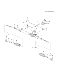 13337675-Gear, steering (incl. 2-9)