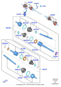 DV613B436PE-Joint assy-rh
