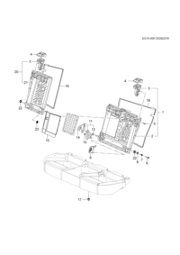 23198353-Cap, luggage compartment access door