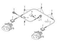 1T0971095AB-Harness, bumper