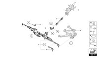 4S1423050K-STEERING GEAR WITH INT. TRACK ROD JOINT