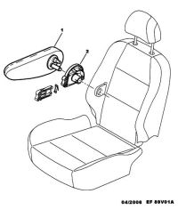 883004-Armrest, front seat
