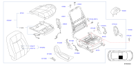 873103DG2B-Cushion assy-fr seat