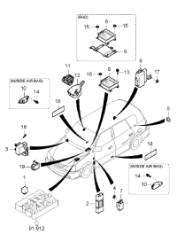 0K2FA677F0-MODULE ASSY-AIR BAG CONTROL