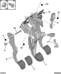 450017-Pedal compl obk