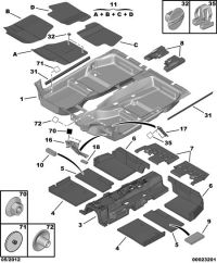7584ZK-Set, footrest