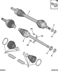 9677722580-New propeller shaft