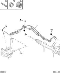 4014SL-Hose, power steering high pressure