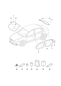 34D845051D-WINDOW GL ASSY R