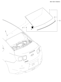 22951184-Window (incl 1,2, 3), rear