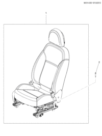 22758085-Seat assy-front