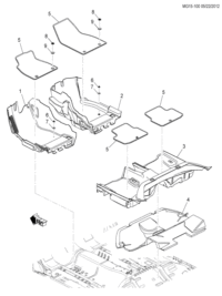 23210471-Carpet (without foam), front floor (including 6, 7)