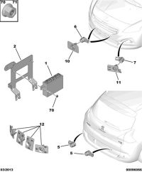 ZQ92289880-Sensor, obstacle detection