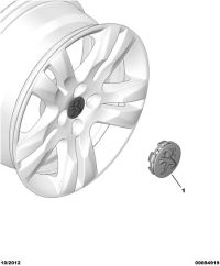 96731916VT-Cap, wheel center trim