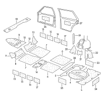 18D864235A-Damper, wheelhouse