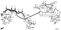 01466TVEH03-Hose set r rr. Brake