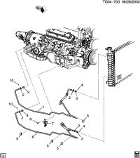 15808416-PIPE,TRANS FLUID CLR UPR(INCLS 2,5)(ACDelco #15808416)