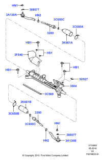 BT4Z3504A-The design must be updated to April 2011 at the time of first service, and 3D746 must be deleted/gea