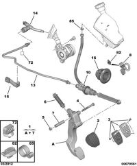 9676533880-Master cyl, clutch