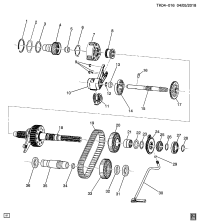 19133033-PAD,TRFER CASE HIGH/LOW SHFT FORK(PART OF 10)