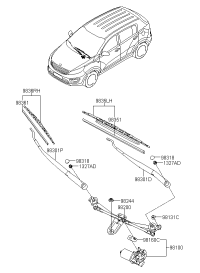 983503W010-BLADE ASSY-WIPER,DS
