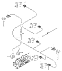 L5Q1971566C-Harness, electronic control air conditioner
