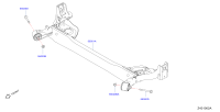 555015RF0B-Member assy-rr susp cross