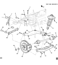92246140-ARM,RR SUSP TRAILING(INCLS 31)(ACDelco #92246140)