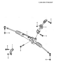 96801726-Shaft, center steering