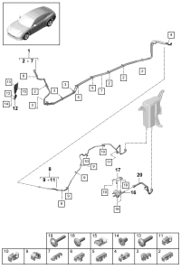 9A720117100-Bracket-fuel tube