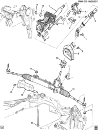 23304592-Column, steering (incl. 20)