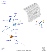 HL3Z7H557A-Sensor assy-transmission lock