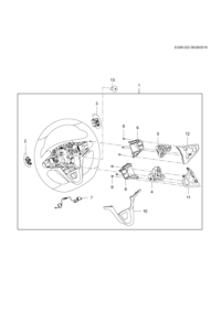 23191570-Steering wheel (incl 2-12)