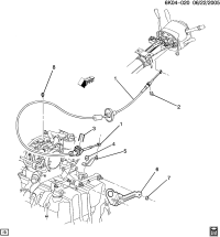 15699811-RETAINER,A/TRNS RANGE SEL LVR CBL(TO TRANS END - IDENT 9811)
