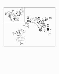 2053501014-Bracket, l. rr. axle