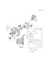 9063974-Tube, p/s inlet (incl 24-30)