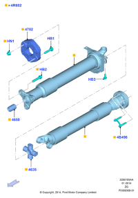 FR3Z4R602S-Shaft assy-drive
